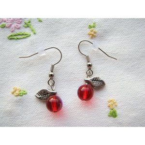 McIntosh Apple Handmade Earrings